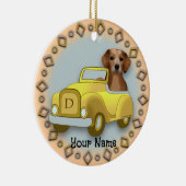 Beagle Bestuurder Auto ornament (Rechts)