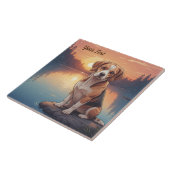 Beagle bij Lake Tegeltje (Zijkant)