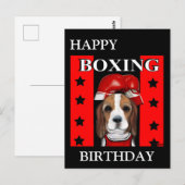 Beagle briefkaart (Voorkant / Achterkant)