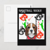 Beagle briefkaart (Voorkant / Achterkant)
