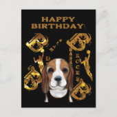 Beagle Briefkaart (Voorkant)