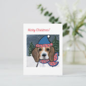 BEAGLE BRIEFKAART (Staand voorkant)