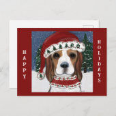 Beagle Briefkaart (Voorkant / Achterkant)