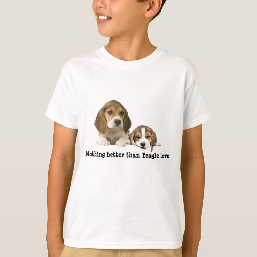 Beagle Buddies Kinder Unisex Shirt (Voorkant)