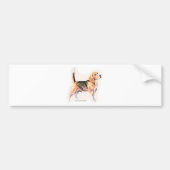 Beagle Bumpersticker (Voorkant)