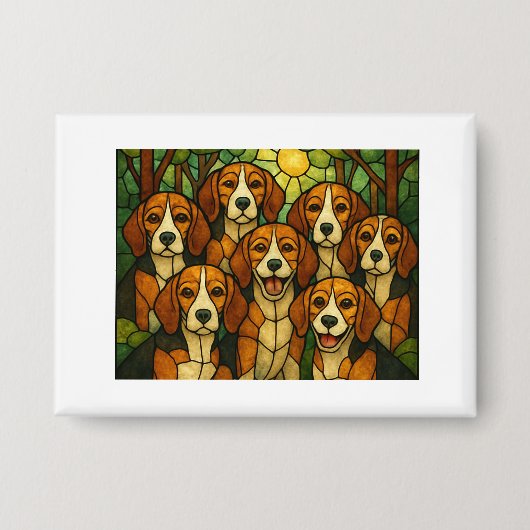 Beagle Buttons einfach süss (Voorkant)