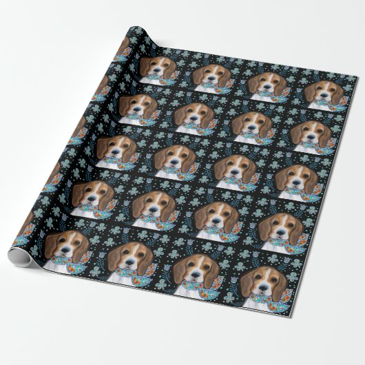 Beagle cadeaupapier (Uitgerold)