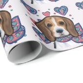 Beagle Cadeaupapier (Rol Hoek)