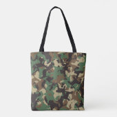 Beagle camouflage tote bag (Achterkant)