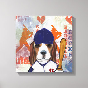 Beagle  canvas afdruk