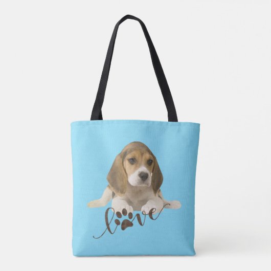 Beagle canvas tas (Achterkant)