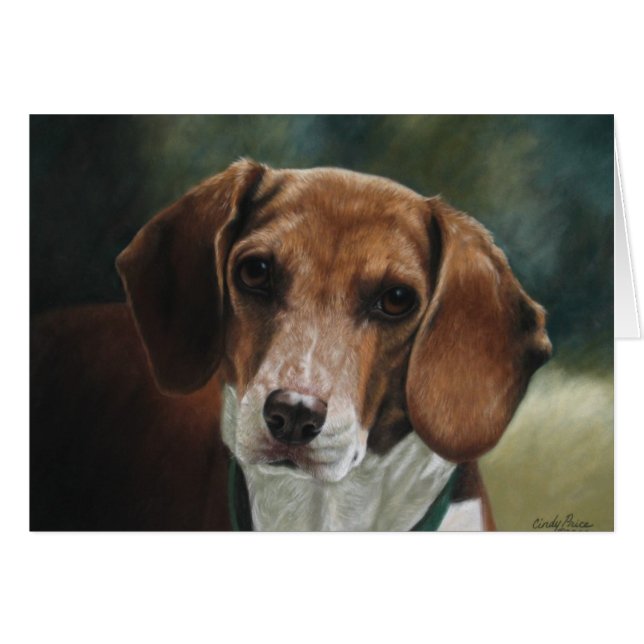 Beagle - carte (Devant horizontal)