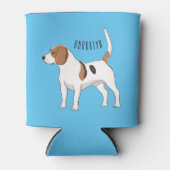 Beagle cartoon blikjeskoeler (Voorkant)