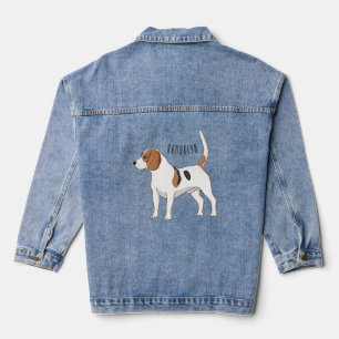 Beagle cartoon denim jacket