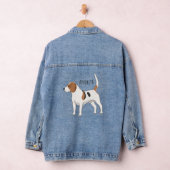 Beagle cartoon denim jacket (Hangar)