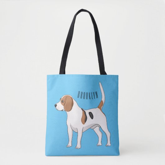 Beagle cartoon draagtas (Voorkant)