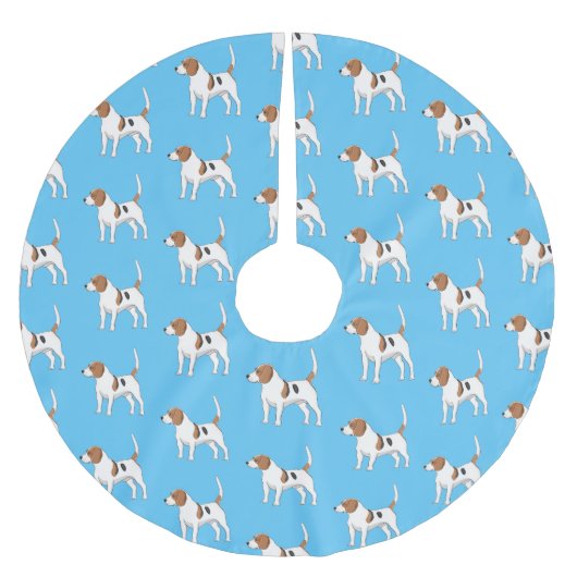 Beagle cartoon kerstboom rok (Voorkant)