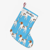 Beagle cartoon kleine kerstsok (Voorkant (Hangend))