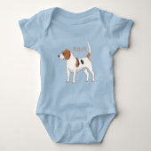 Beagle cartoon romper (Voorkant)
