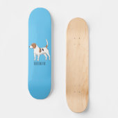 Beagle cartoon skateboard (Voorkant)