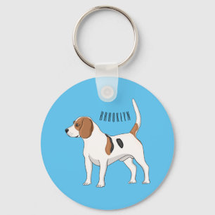 Beagle cartoon sleutelhanger