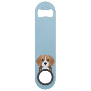 Beagle cartoon speed flessenopener