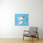 Beagle cartoon wandkleed (In Situ (horizontaal))