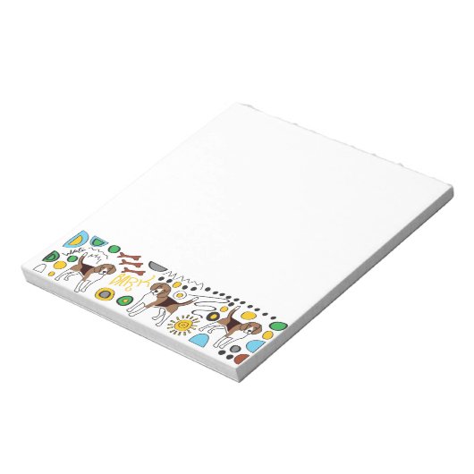 BEAGLE CHAOS Memo Pad Notitieblok (Gedraaid)