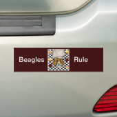 Beagle Chef Bumpersticker (Op auto)