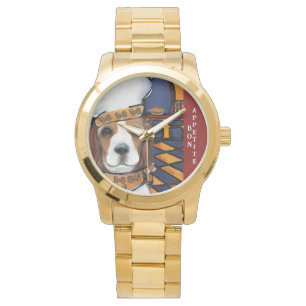 Beagle Chef Horloge