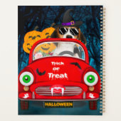 Beagle Chien voiture voiture effrayant Halloween (Dos)