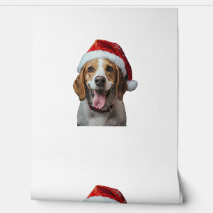 Beagle Christmas Behang