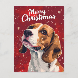 Beagle Christmas Briefkaart