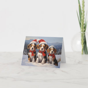 Beagle Christmas Kaart