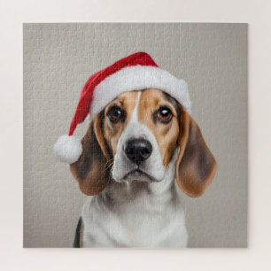 Beagle Christmas Legpuzzel