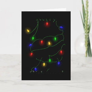 Beagle Christmas Lights Feestdagen Kaart