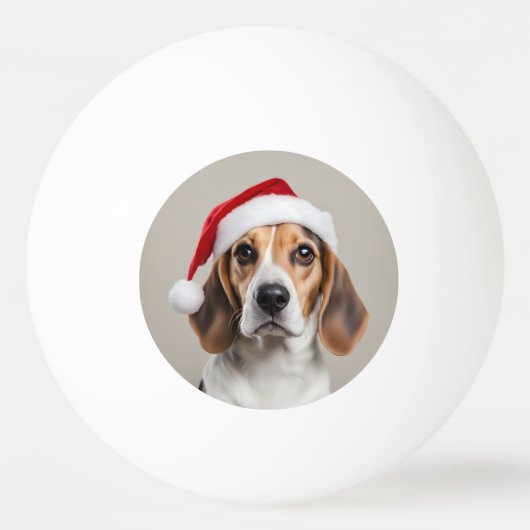 Beagle Christmas Pingpongballen (Voorkant)