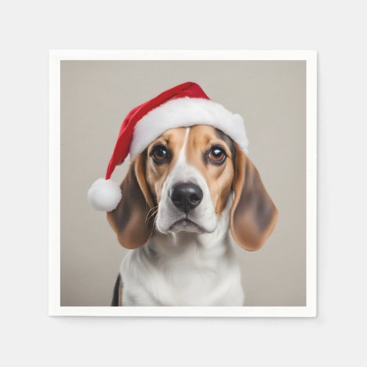 Beagle Christmas Servet (Voorkant)