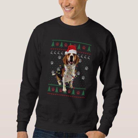 Beagle Christmas Ugly Sweater Dog Xmas (Voorkant)