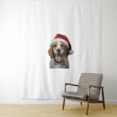Beagle Christmas Wandkleed (In situ)