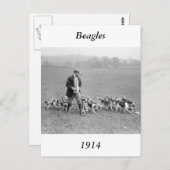 Beagle Club, 1914 Briefkaart (Voorkant / Achterkant)