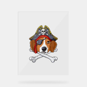 Beagle Costume de pirate Jolly roger Drapeau Croix
