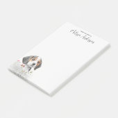 Beagle Cute Puppy Persoonlijk Hondenliefhebber Post-it® Notes (Schuin)