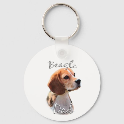 Beagle Dad 2 Sleutelhanger (Voorkant)
