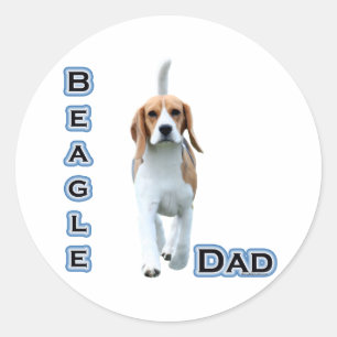 Beagle Dad 4 - Sticker