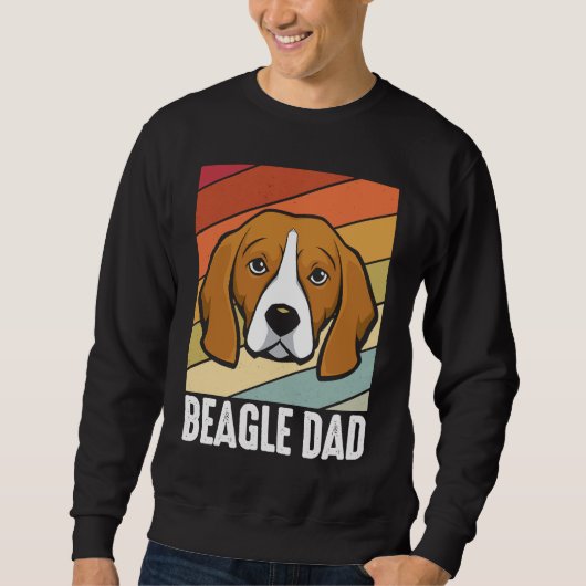 Beagle dad dog daddy daddy master walking trui (Voorkant)
