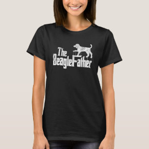 Beagle Dad Dog Father Funny Doggie Puppy Pun papa T-shirt