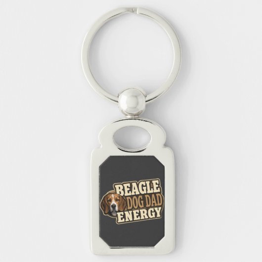 Beagle Dad Energy Sleutelhanger (Voorkant)