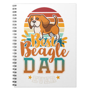 beagle dad engelse beagle hond papa ver hondenlief notitieboek