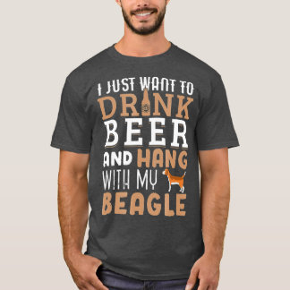 Beagle Dad Funny Fathers Day Hondenliefhebber Gift T-shirt